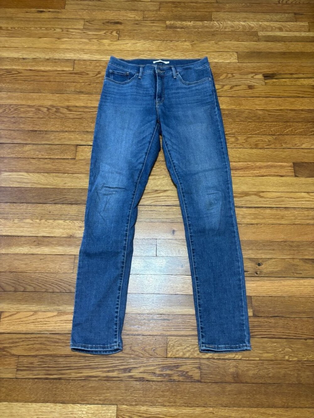 Levi’s 311 Shaping Skinny Jeans Sz 31 31x32 Blue Dark Wash Stretch Denim Pants